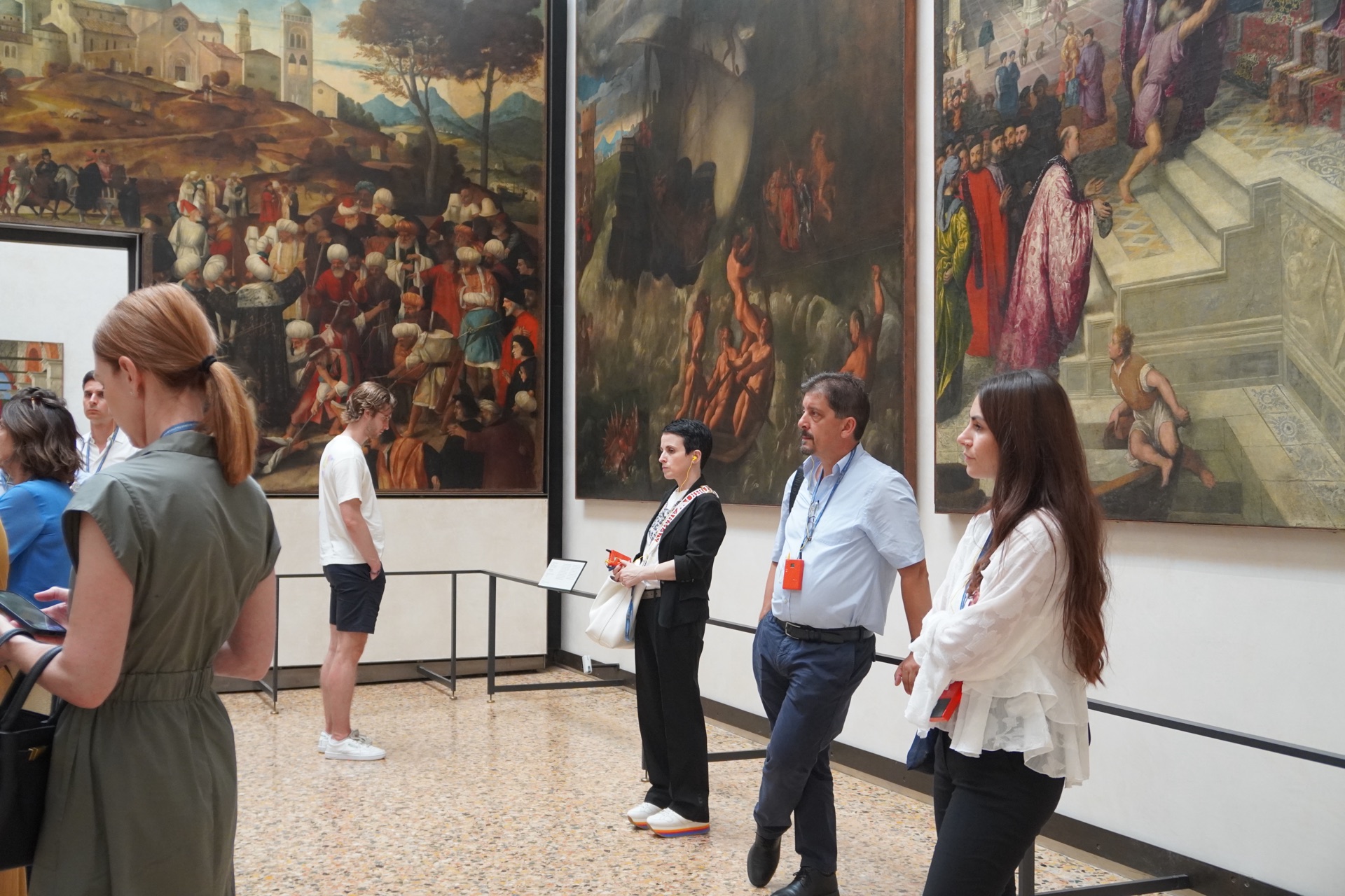 Partecipanti ART EXP in visita alle Gallerie dell'Accademia