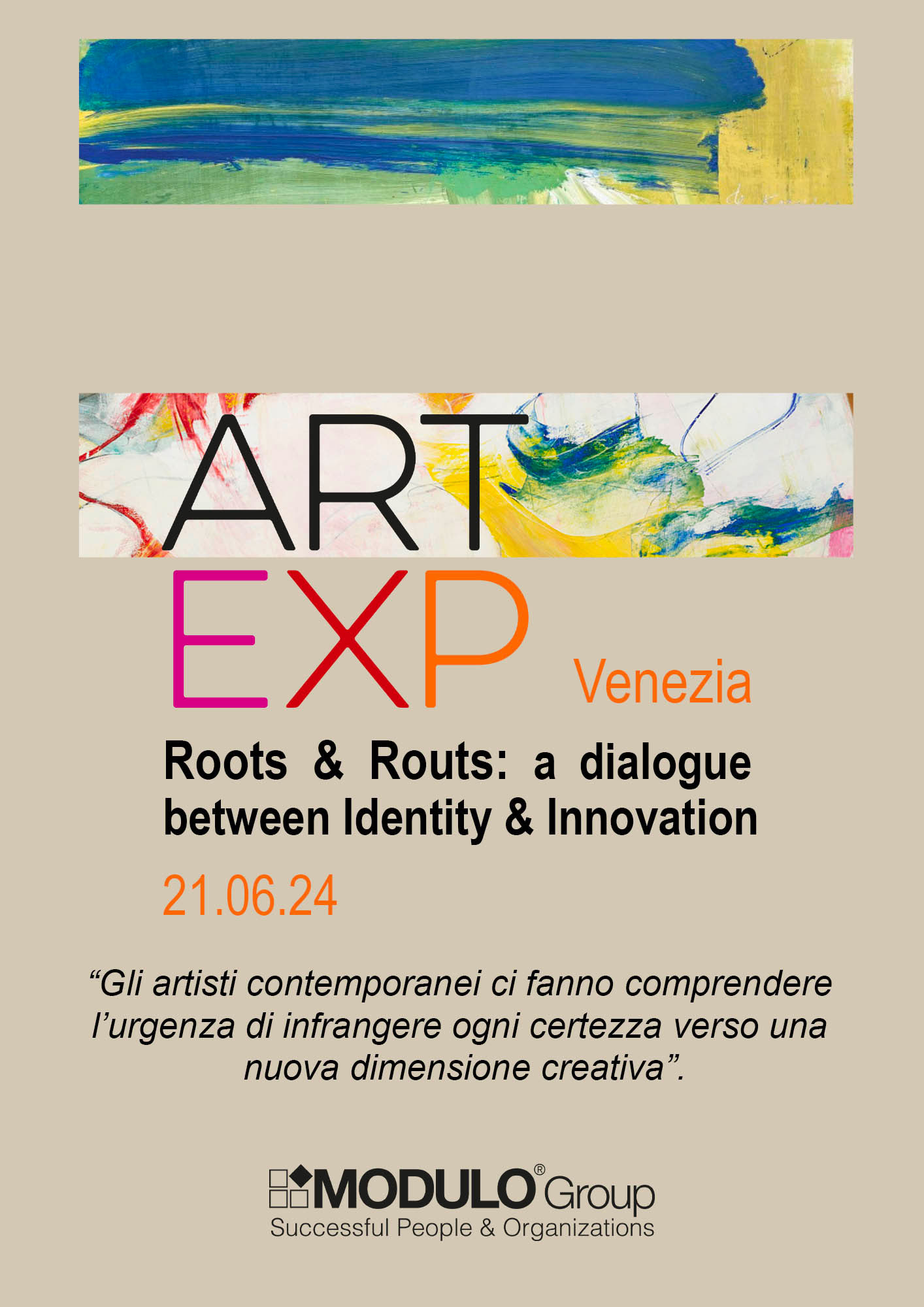 Invito ART EXP 2024 Roots & Routs
